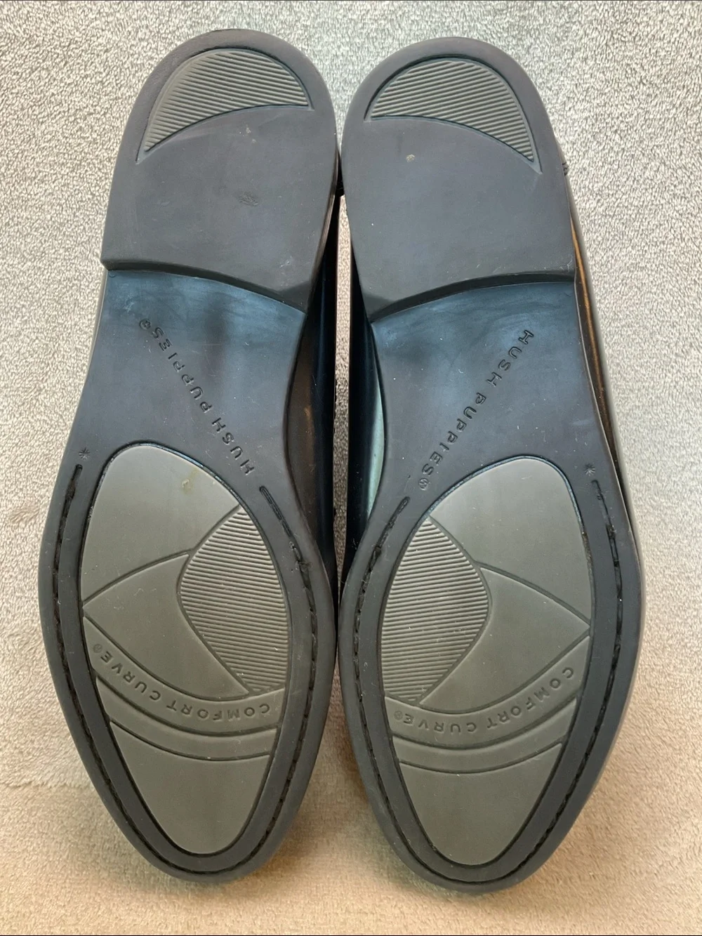 Hush Puppies shiny black